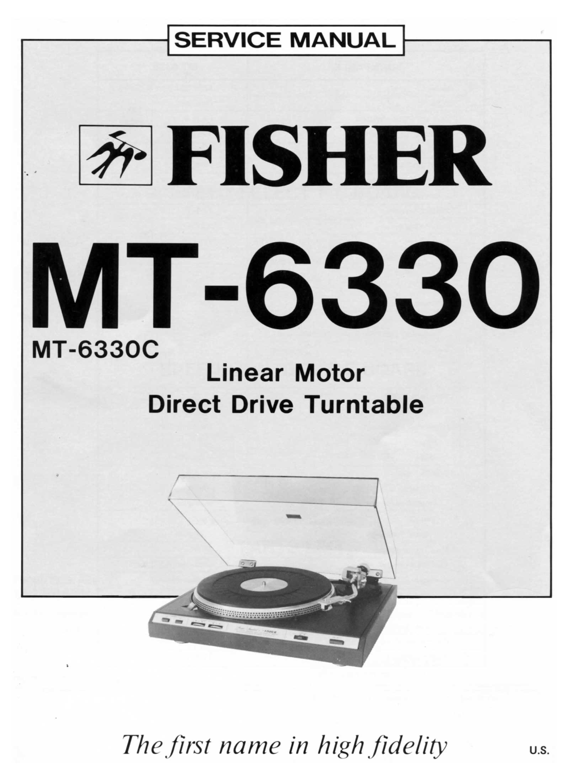 Fisher MT-6330 Service Manual