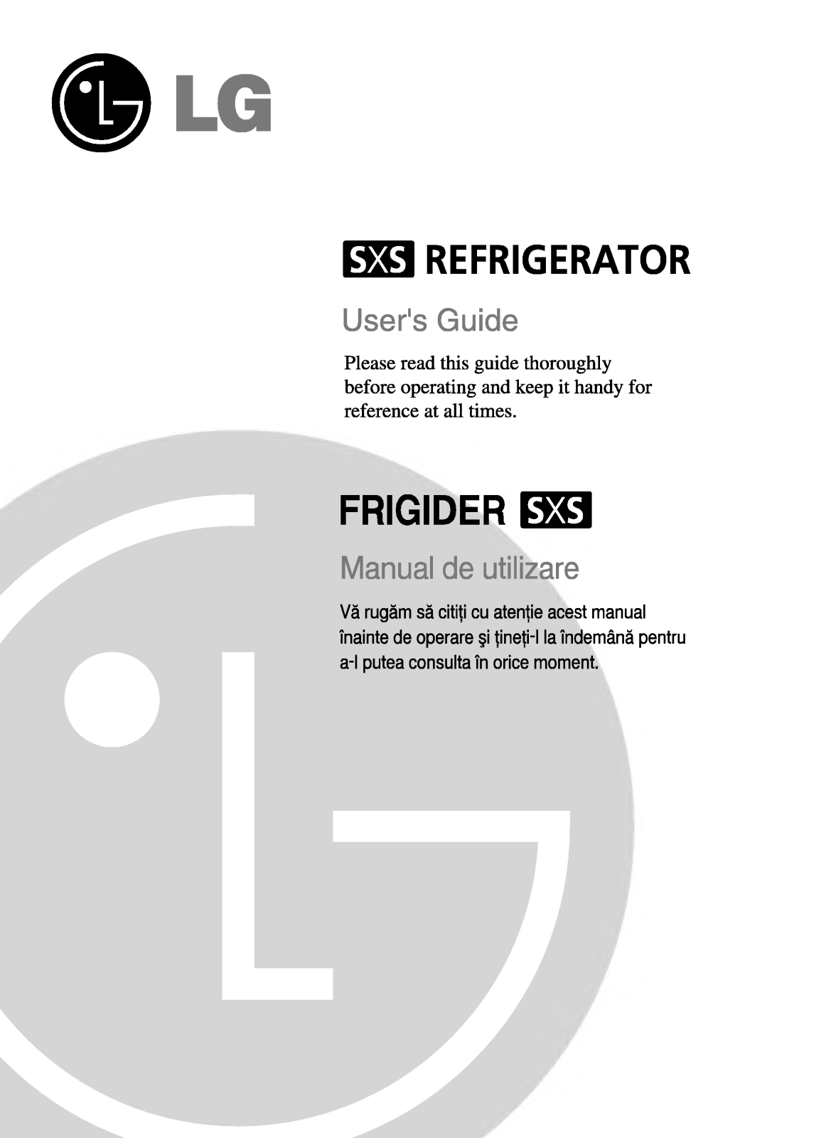 Lg GR-P207QVQA User Manual