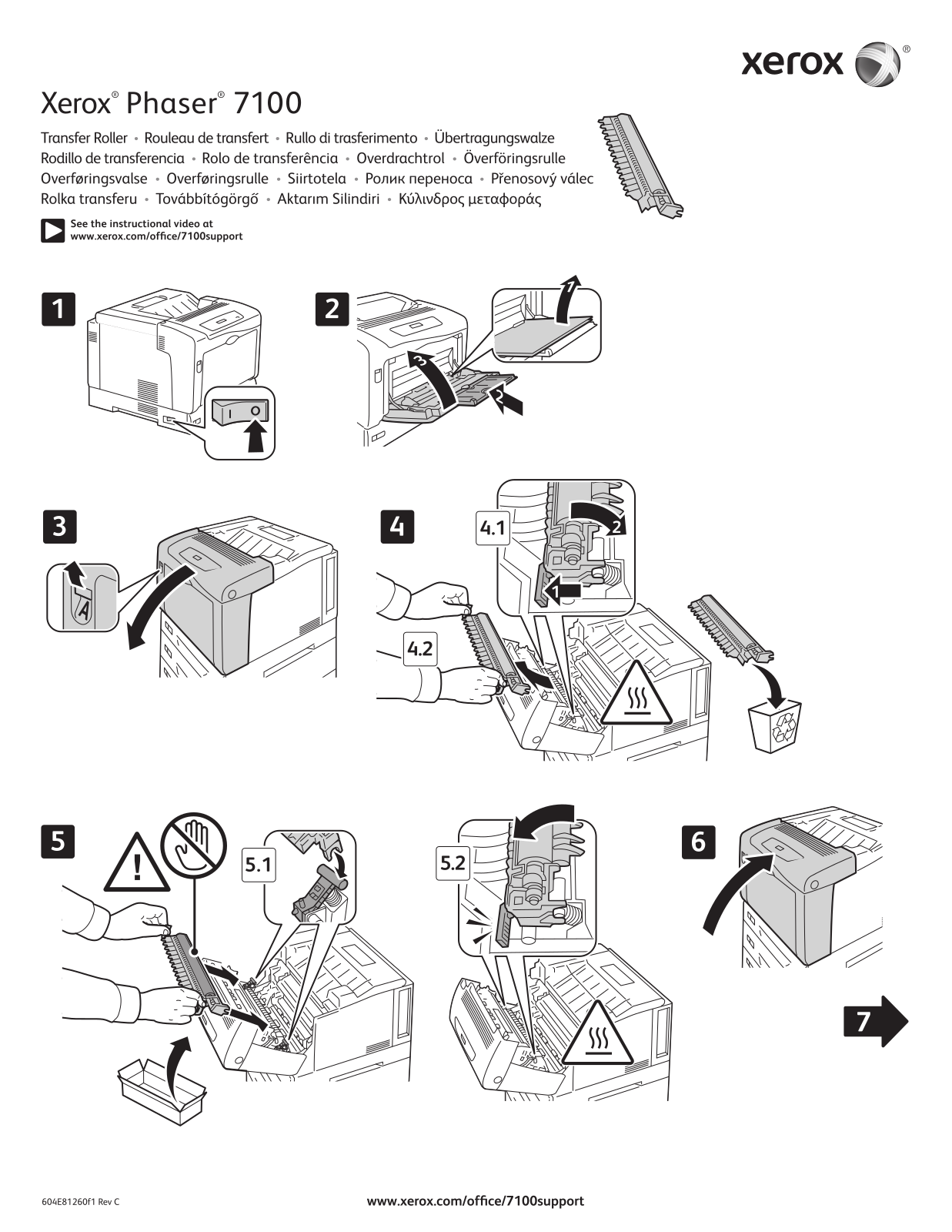 Xerox 7100 User Manual