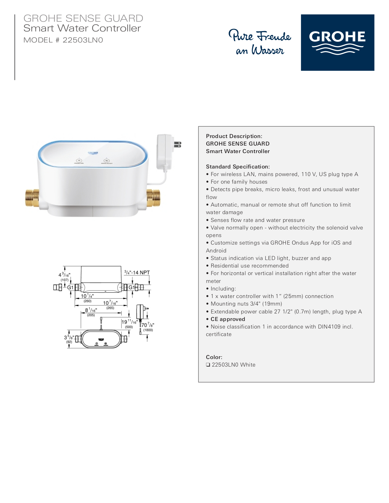 GROHE HBZM1084 Specifications - ManualMachine.com