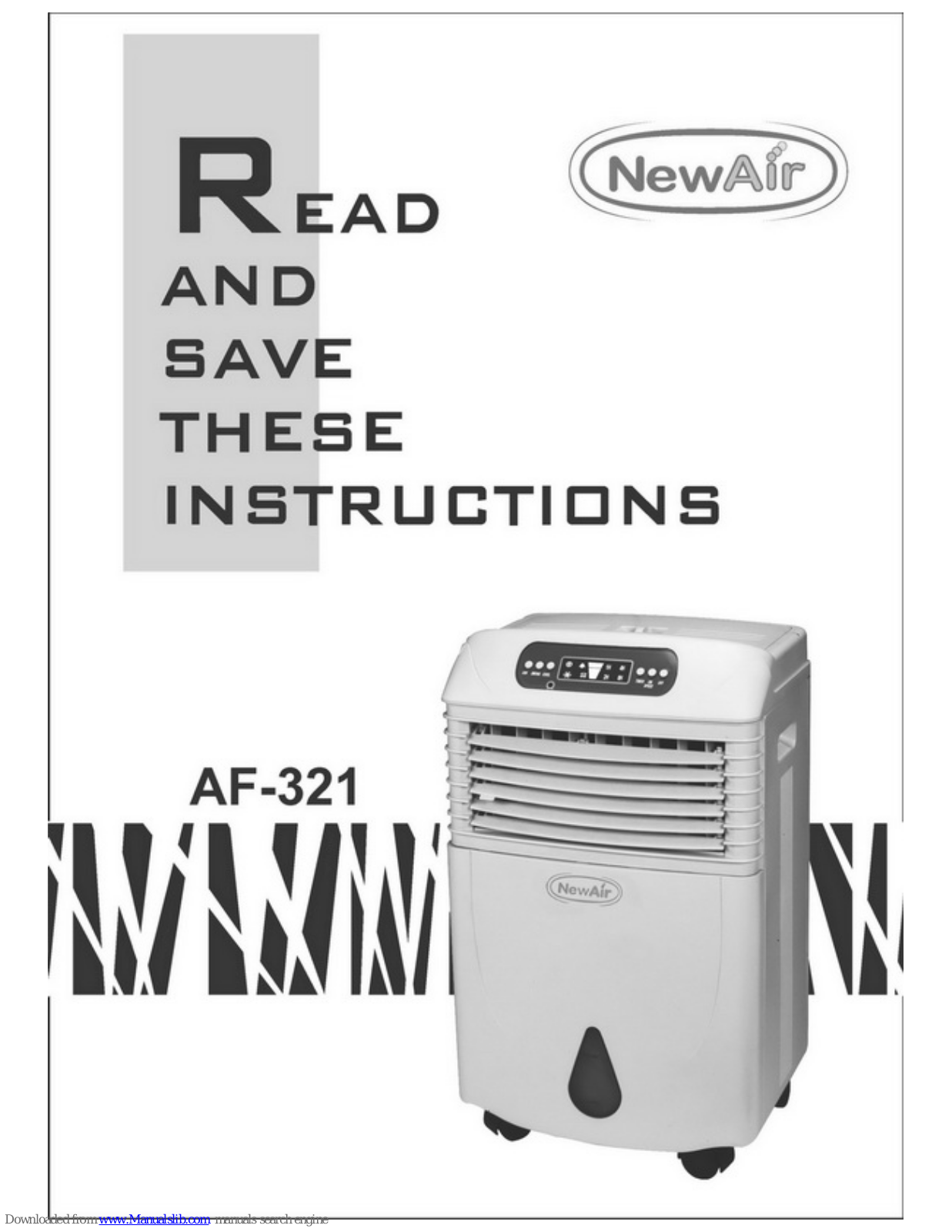 NewAir AF-321 Instructions Manual