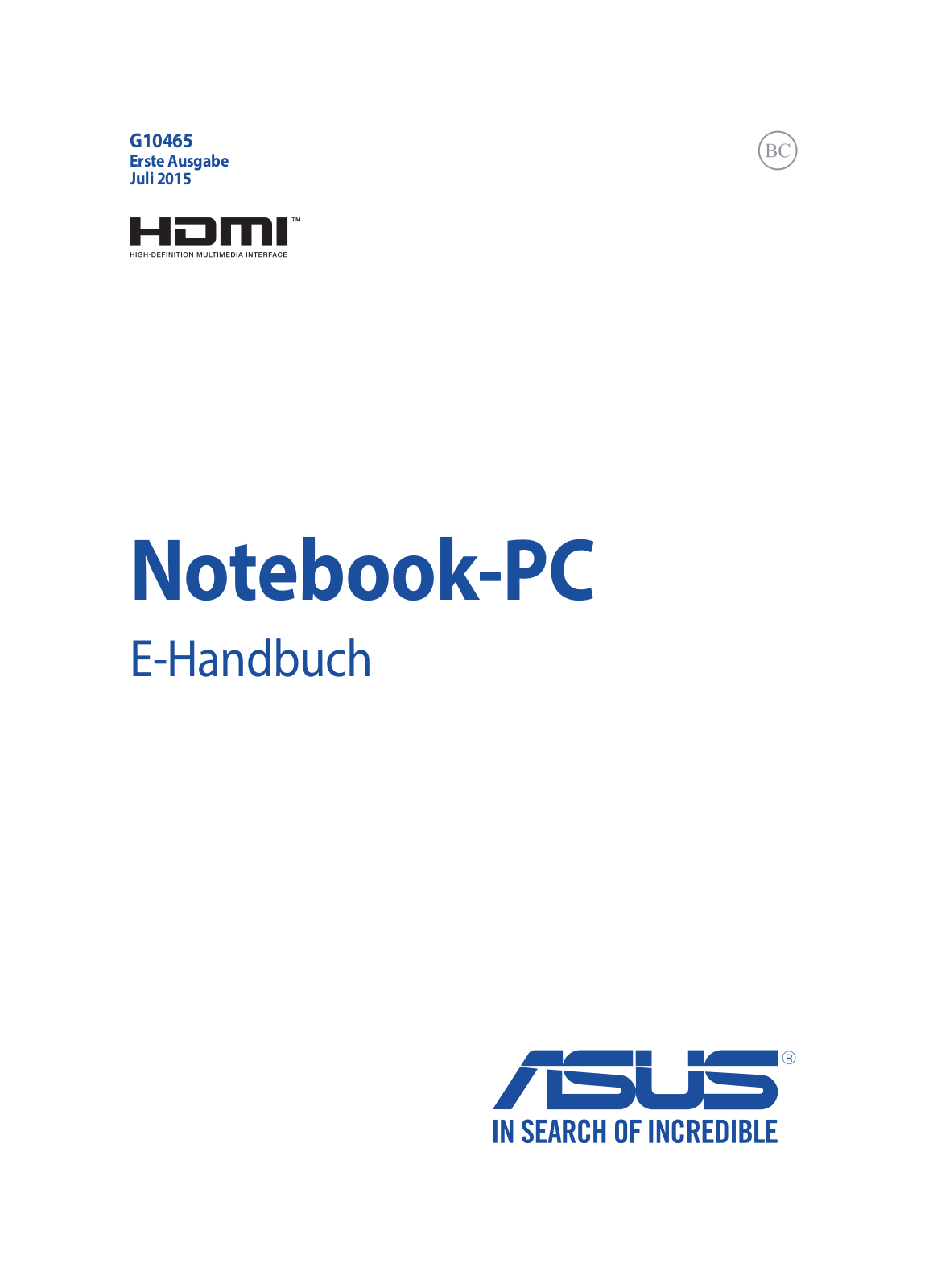 Asus V555UQ, VM590UB, VM590UA, VM510UA, F555UA User’s Manual