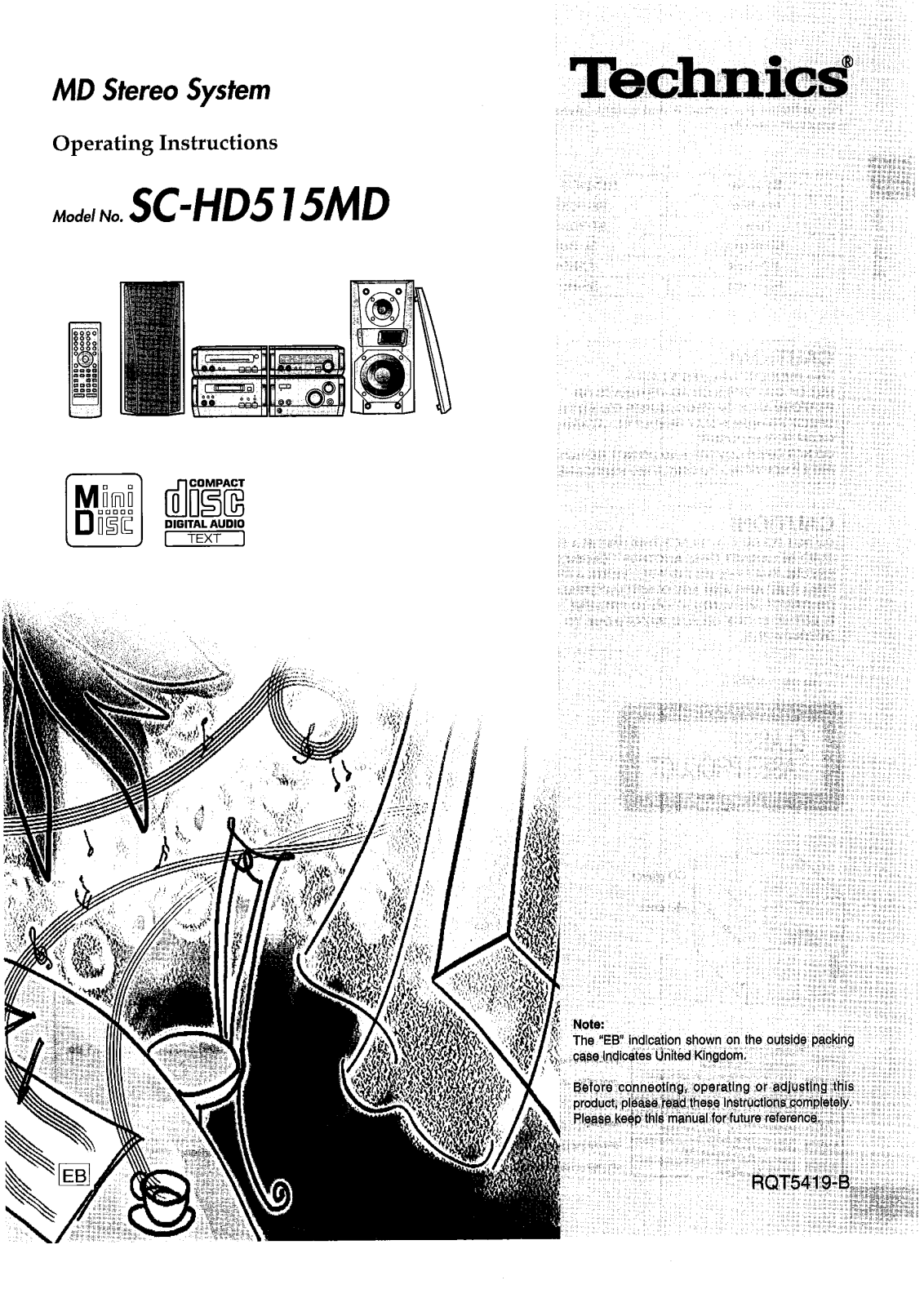 Panasonic SC-HD515MD User Manual