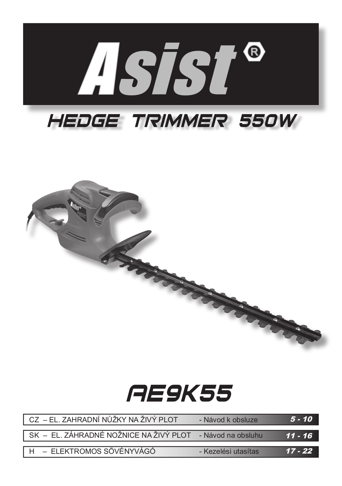 Asist AE9K55 User Manual