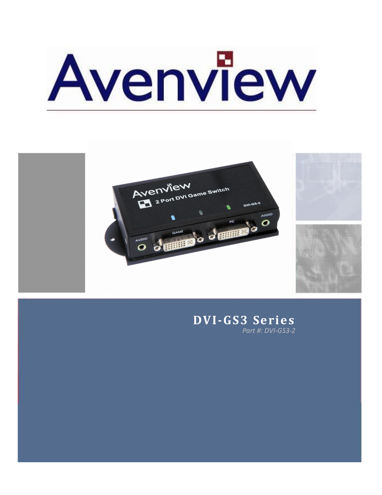 Avenview DVI-GS3 User Manual