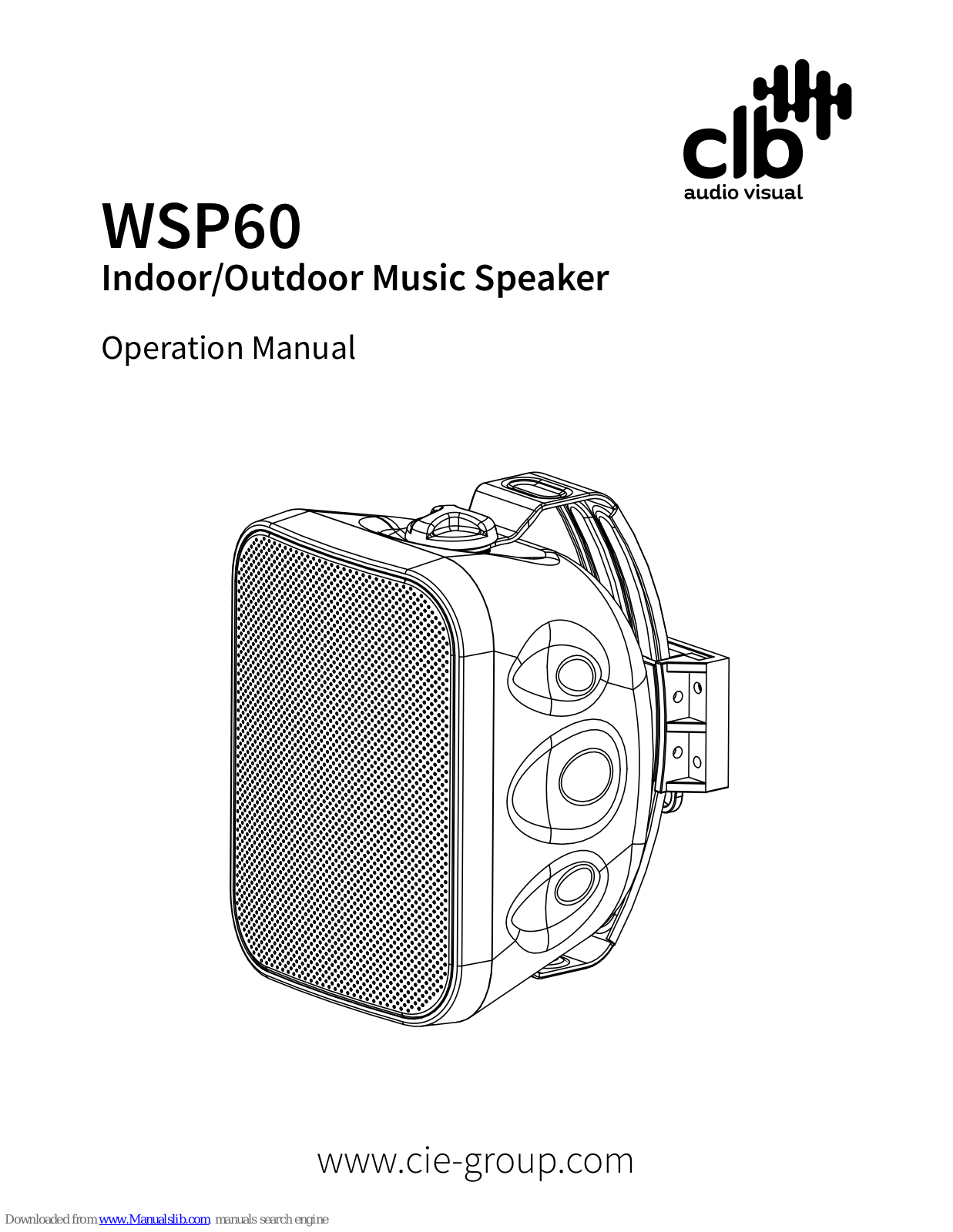 CLB WSP60 Operation Manual - ManualMachine.com