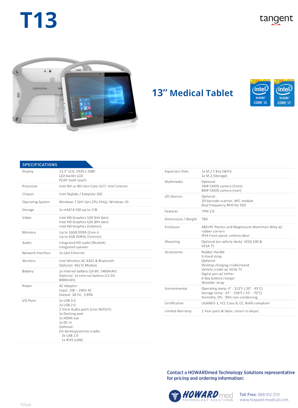 Howard T13 User Manual