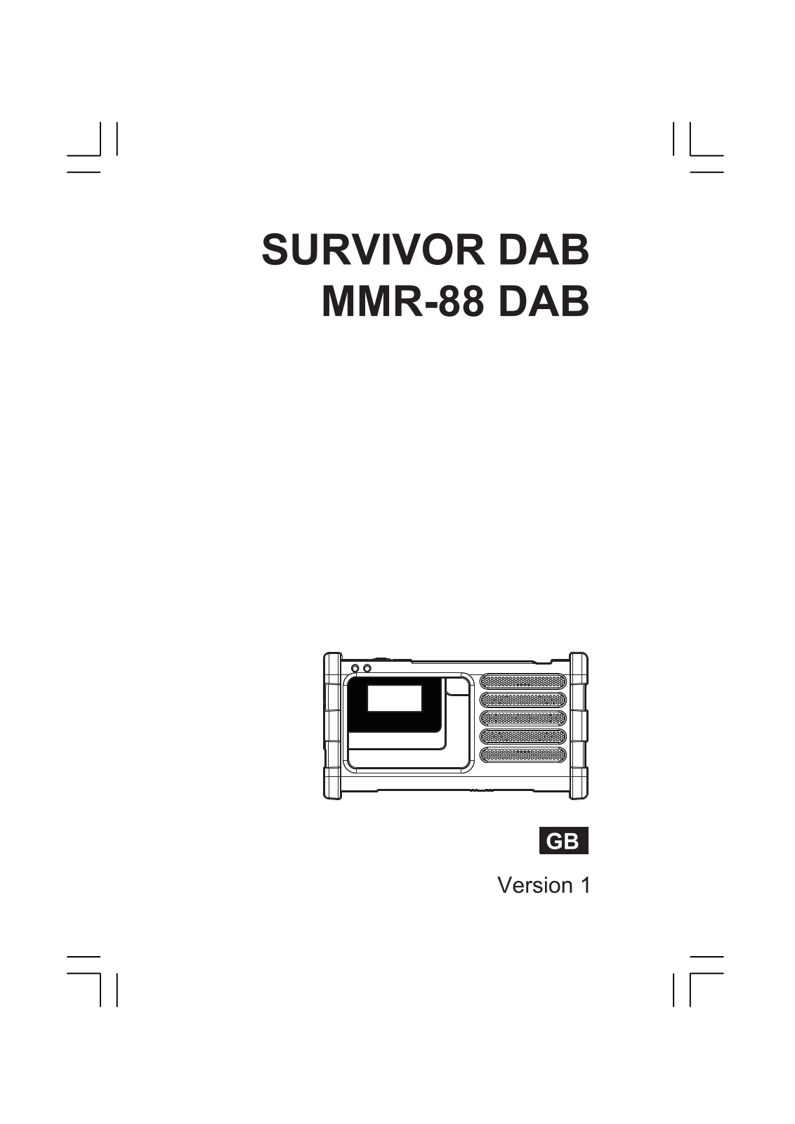 Sangean MMR-88 DAB User guide