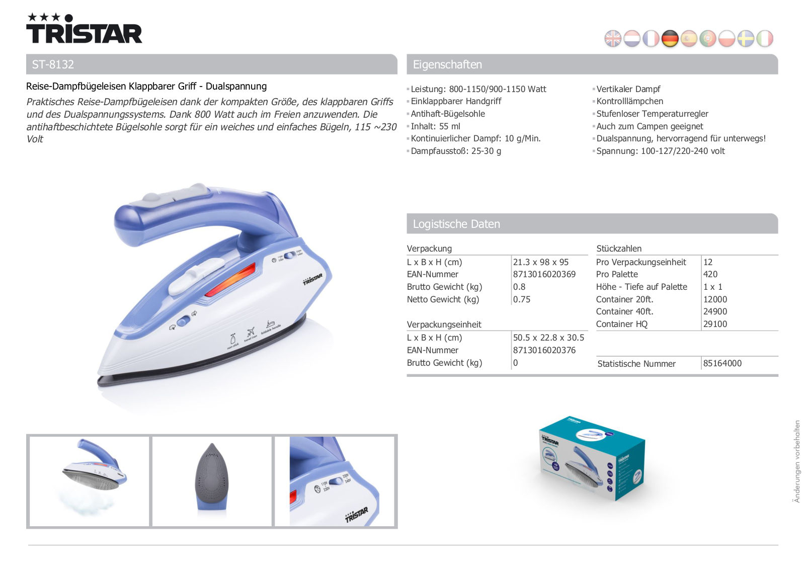 Tristar ST-8132 User Manual