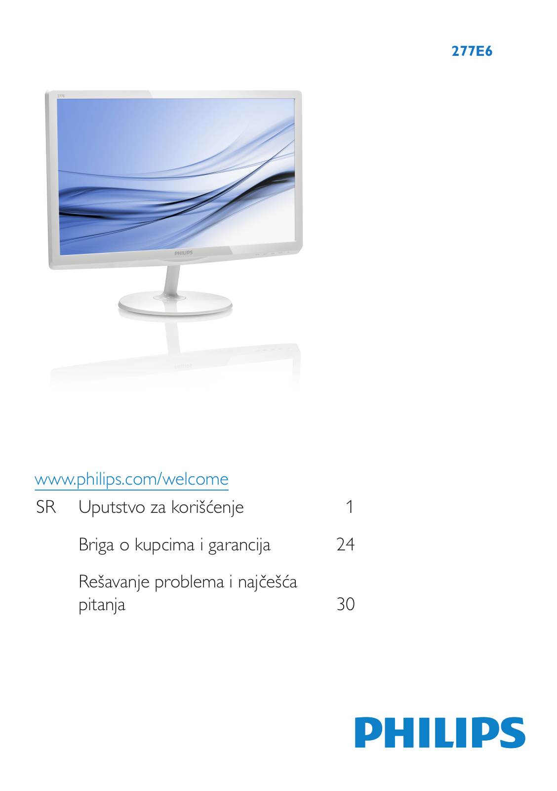 Philips 277E6LDAD/00 user manual