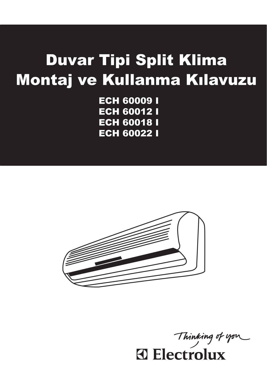 AEG ECH60009I, ECH60012I, ECH60018I, ECH60022I User Manual