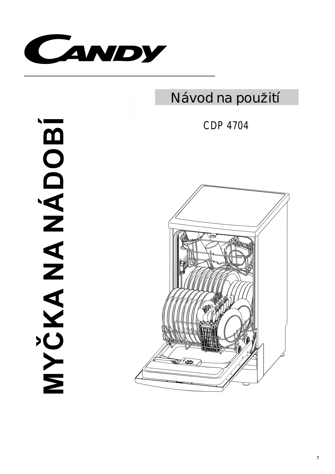 Candy CDP4704 User Manual