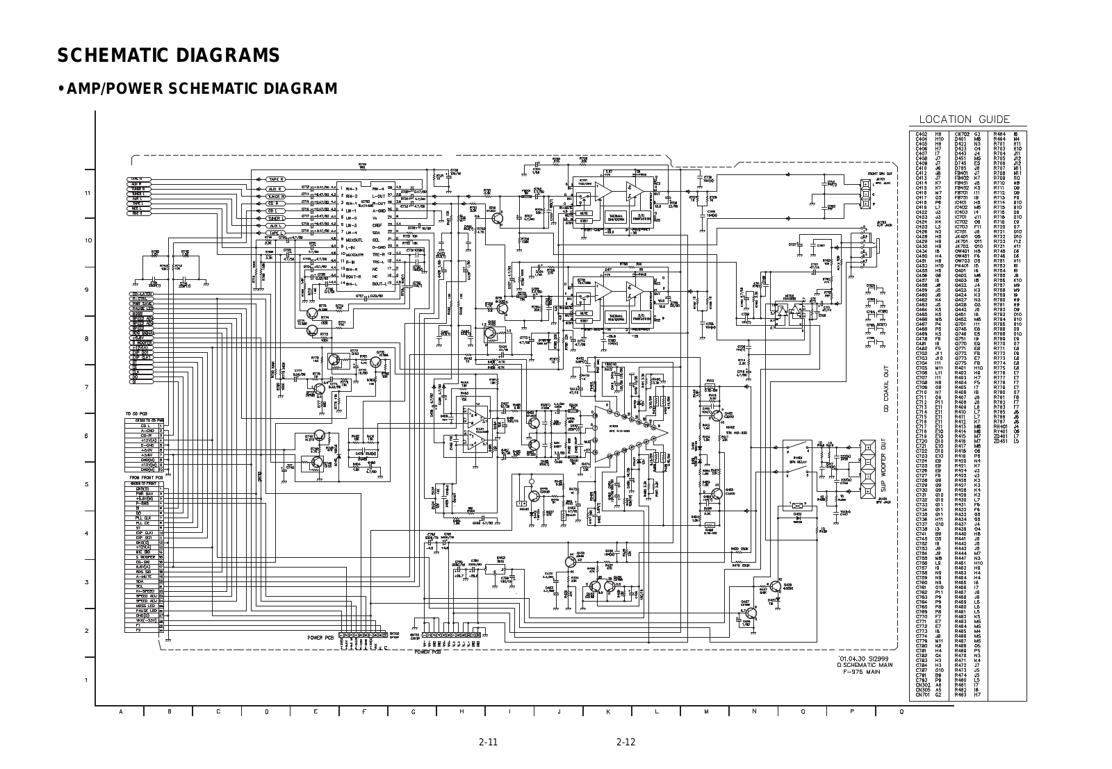 Goldstar FFH-976AX Service Manual CIRCUIT