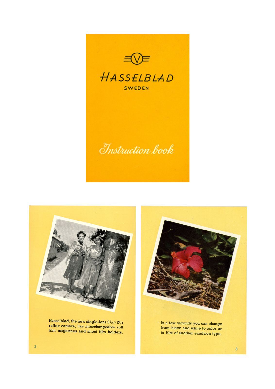 Hasselblad 1600 F Downloadable Instruction Book