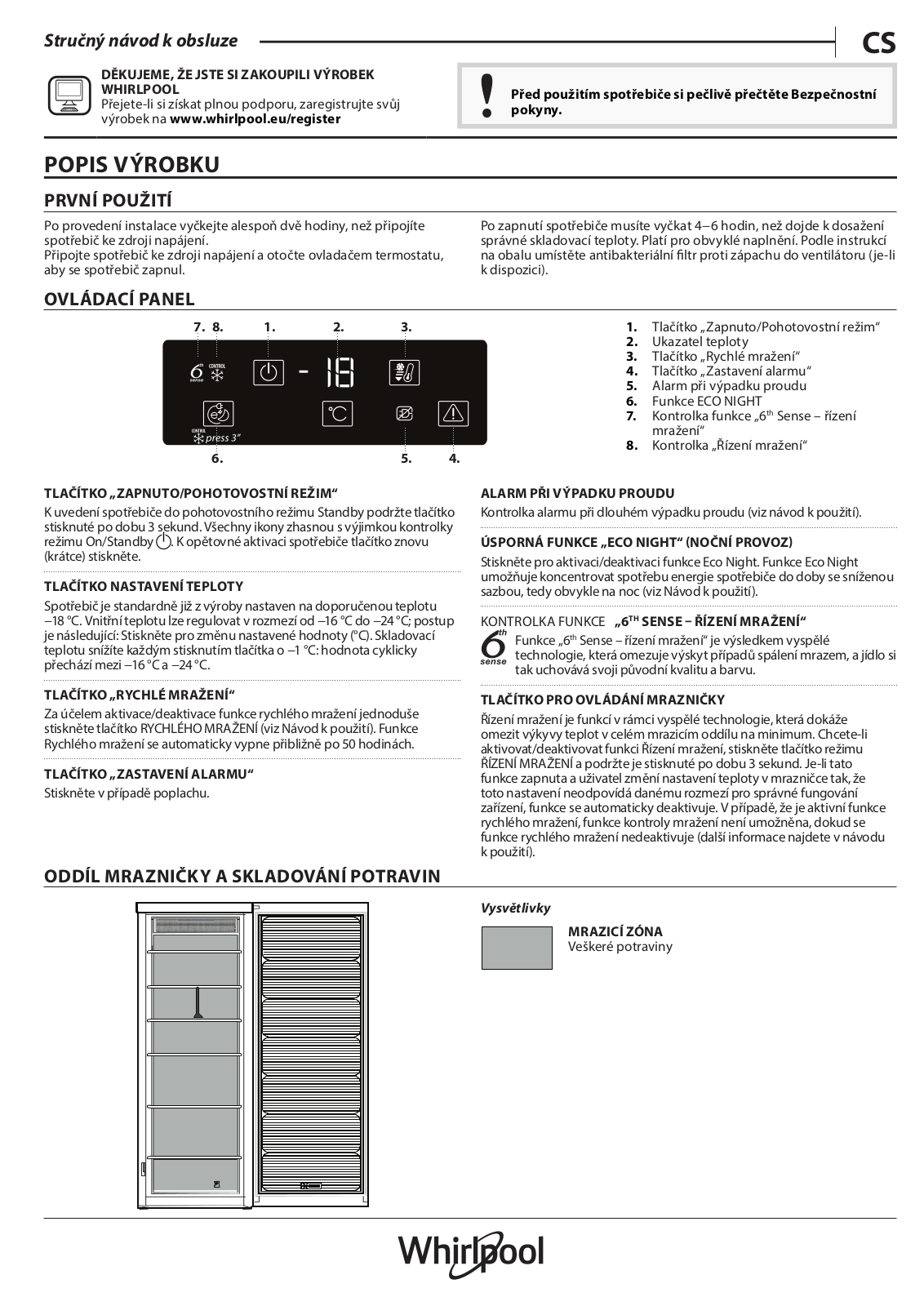 Whirlpool UW8 F2C WHLSB User Manual