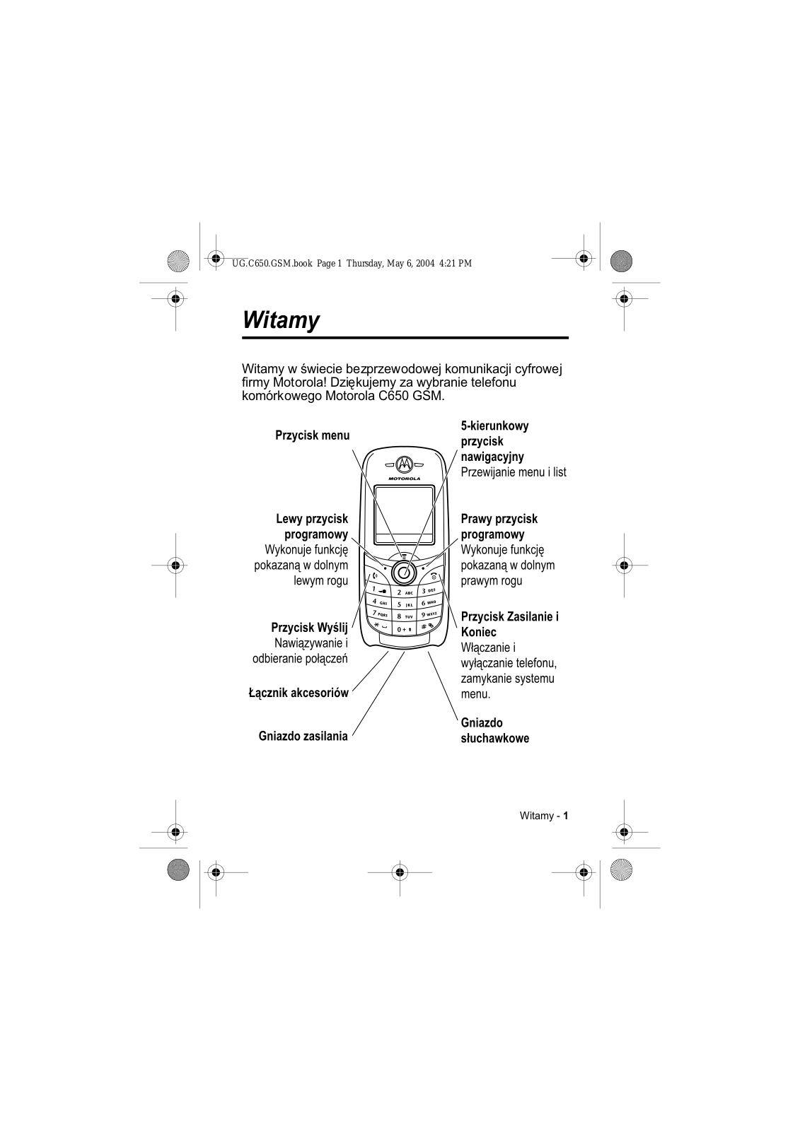 Motorola C650 User Manual