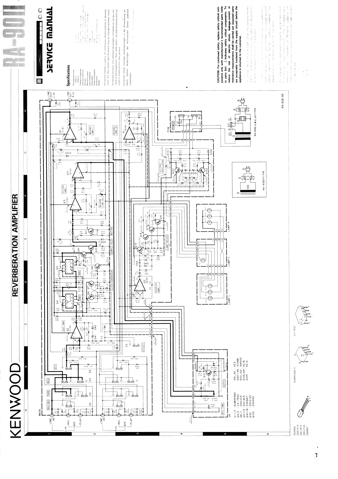 Kenwood ra90 II Service Manual