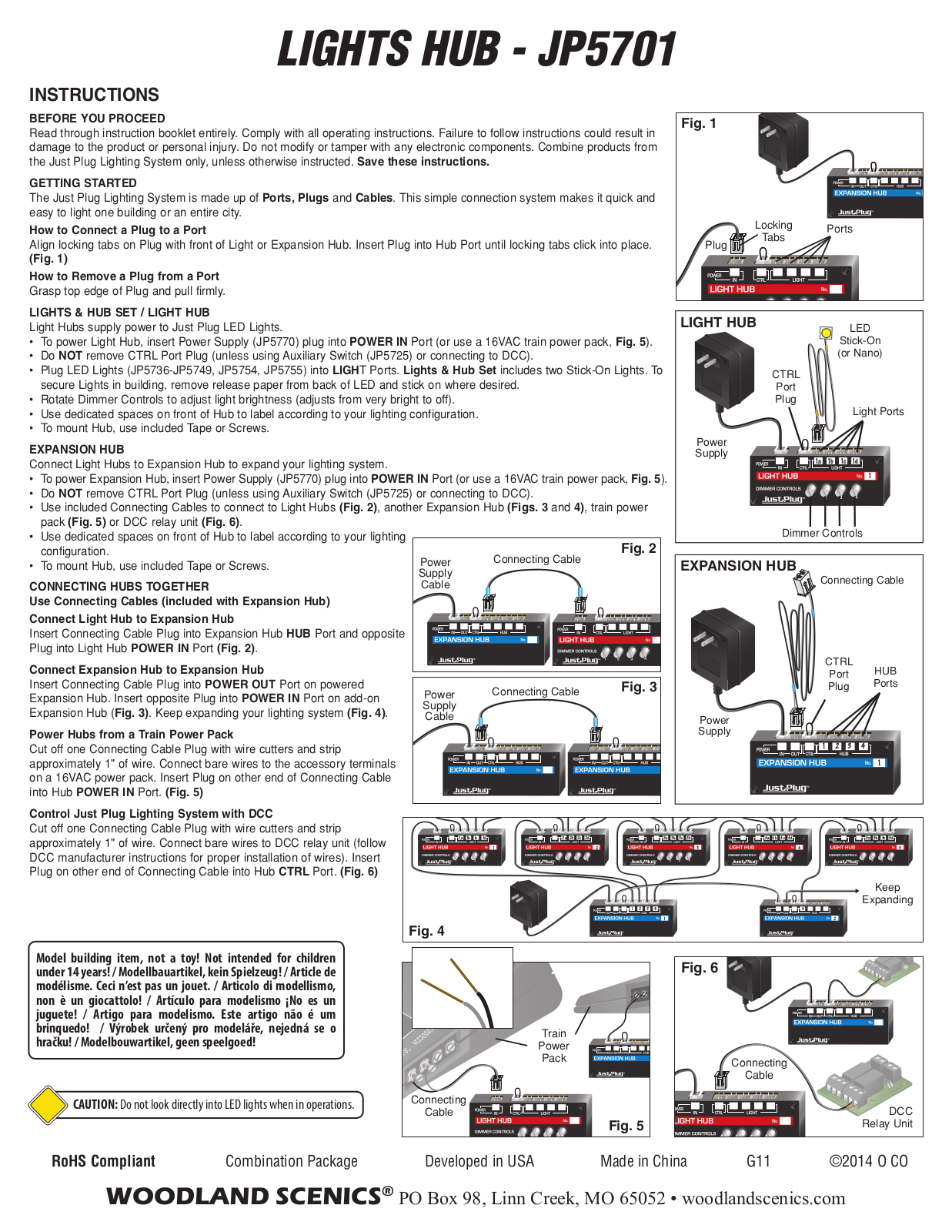 Woodland Scenics WJP5701 INSTRUCTIONS