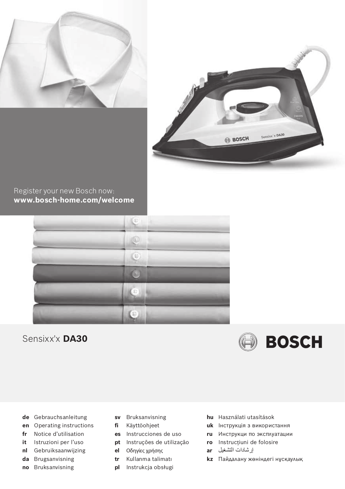 Bosch TDA3024110 User Manual