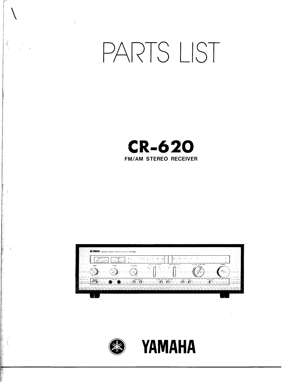 Yamaha CR-620 Service Manual