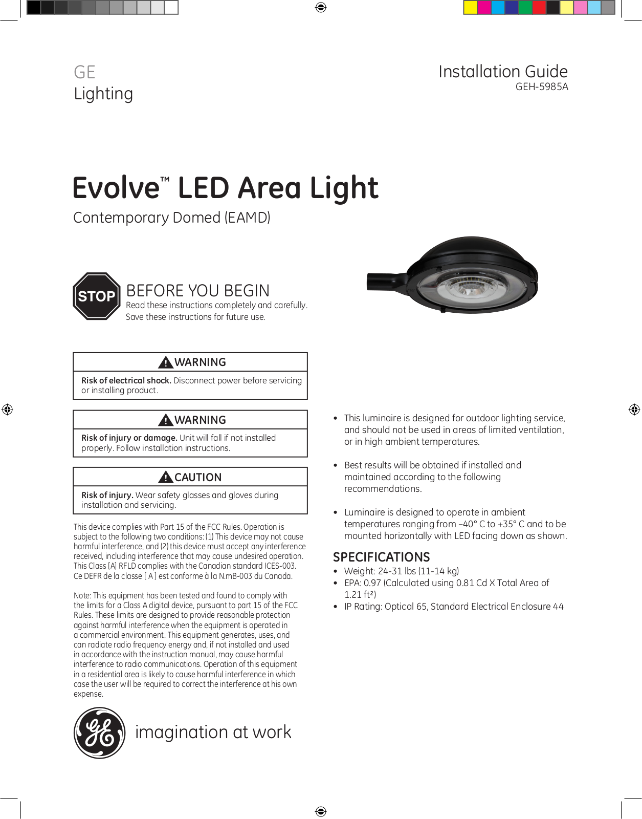 GE EAMD Installation Guide