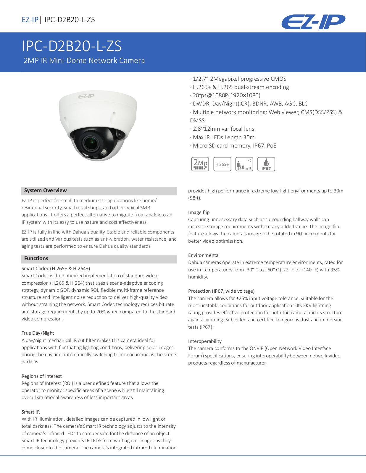 Dahua IPC-D2B20-L-ZS User Manual