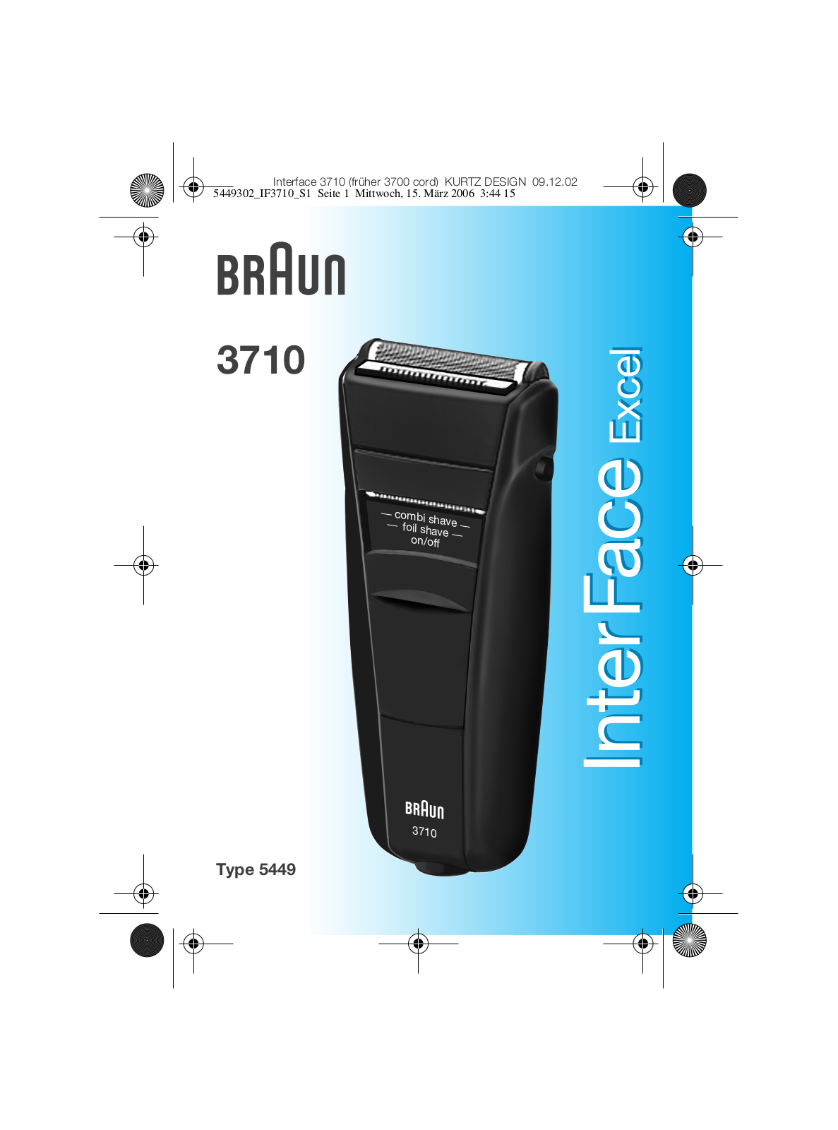 Braun 3710 User Manual