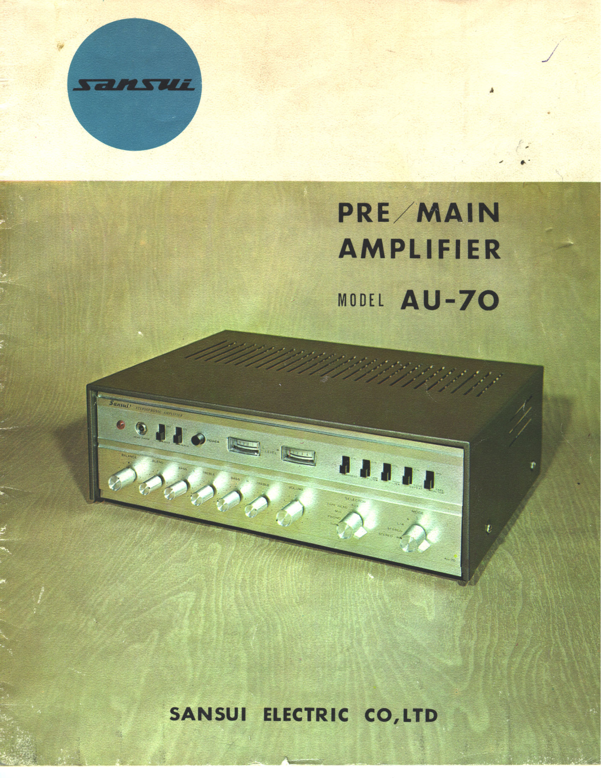 Sansui AU-70 Service manual