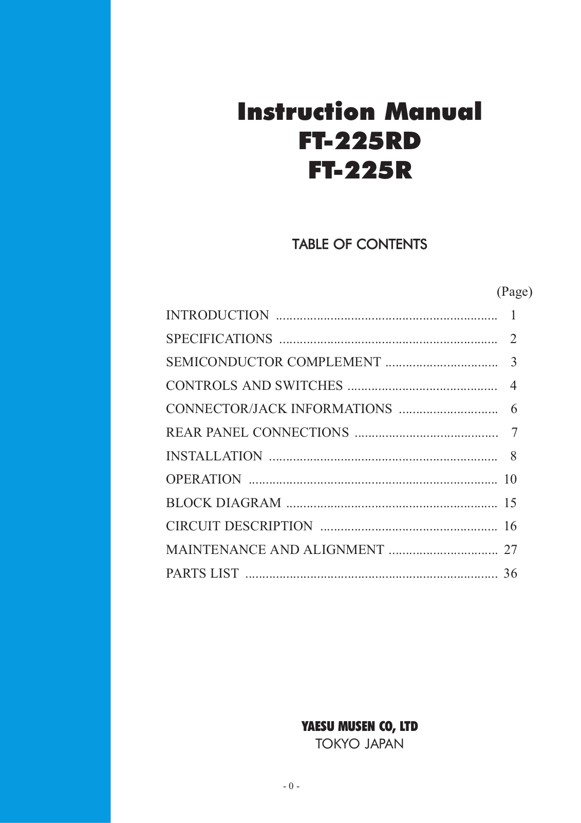 Yaesu FT-225R-RD User Guide