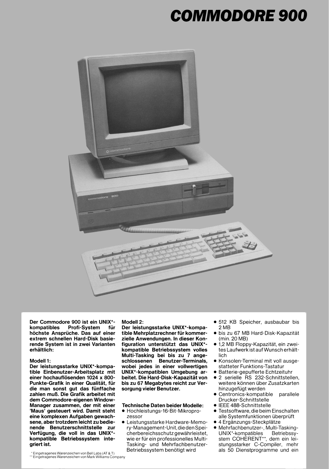 Commodore 900 a - ManualMachine.com