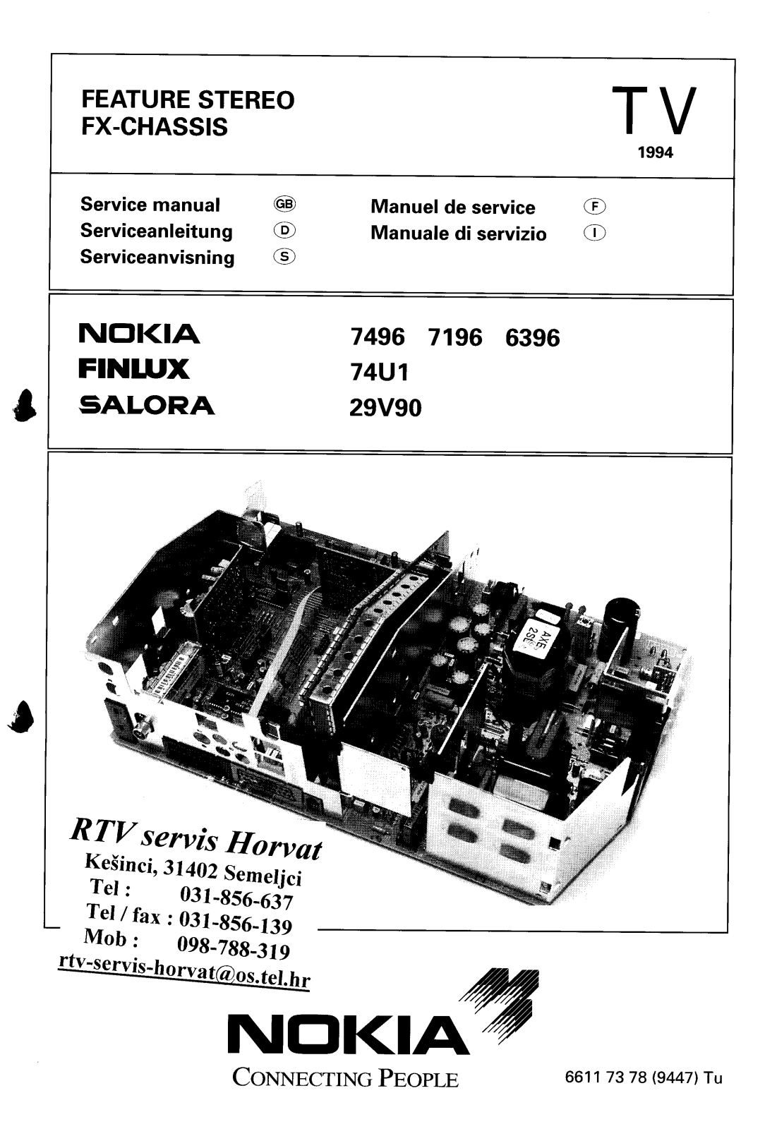 ITT 7496, 7196, 6396 Schematic