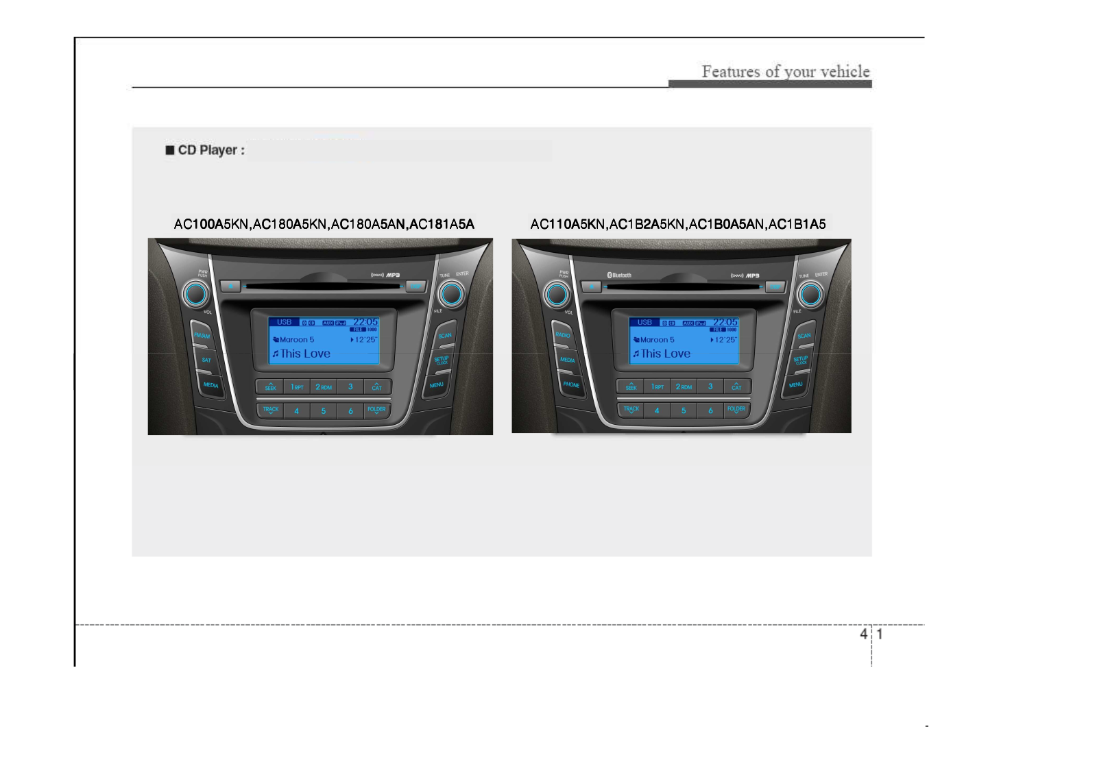 Hyundai AC1B0A5AN Users Manual