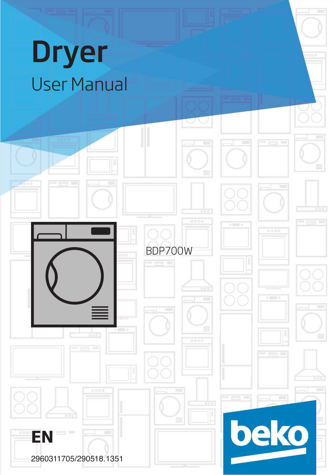 Beko BDP700W User Manual