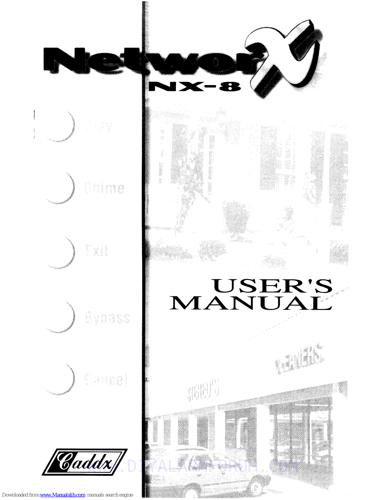 CADDX NetworX NX-8 User Manual