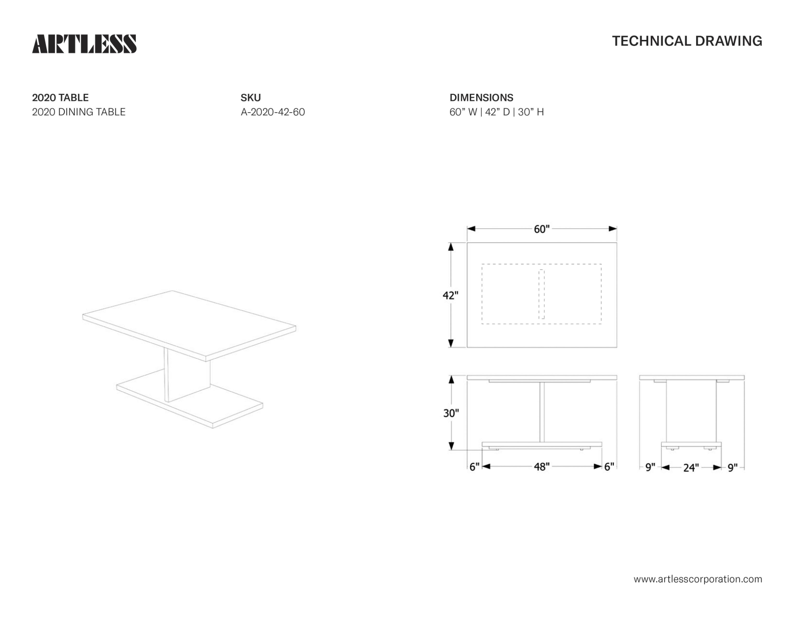 ARTLESS LYS1317 Dimensions - ManualMachine.com