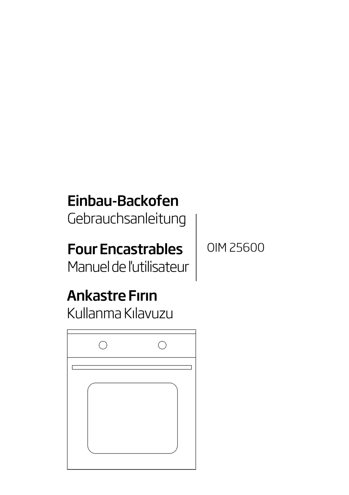 Beko OIM25600 User manual