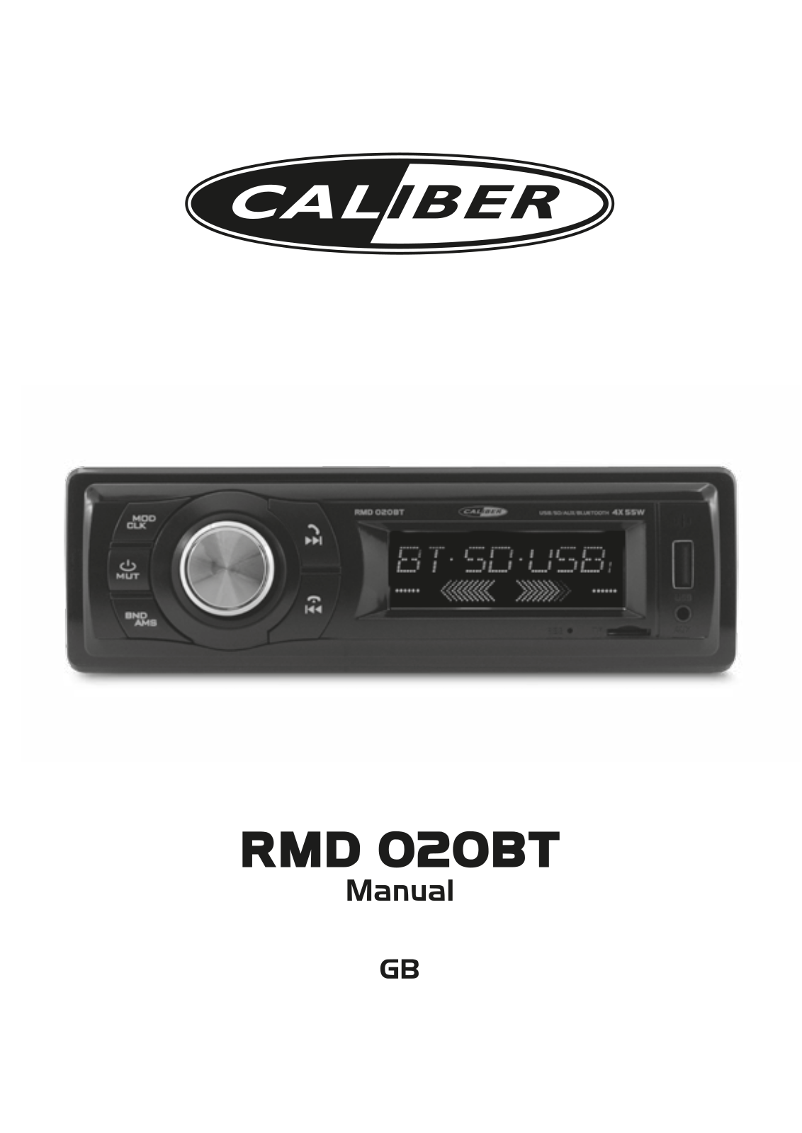 Caliber Audio Technology RMD020BT User Manual