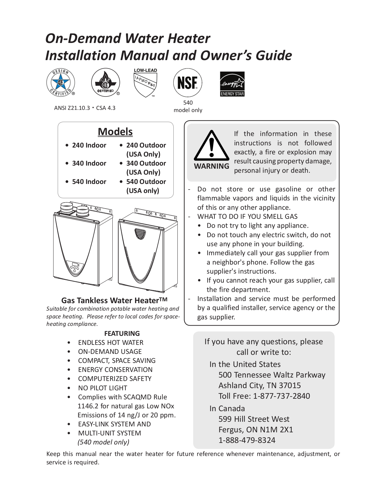 Takagi ATI-540H-N, ATI-140H-P, ATI-340HX3-N, T-H3M-OS-N, ATI-310C-N User Guide - ManualMachine.com