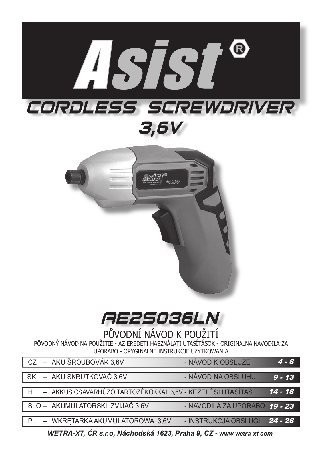 Asist AE2S036LN User Manual