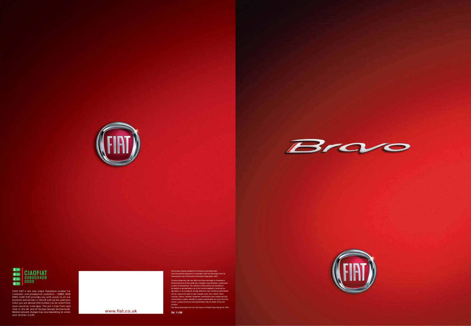 Fiat BRAVO BROCHURE