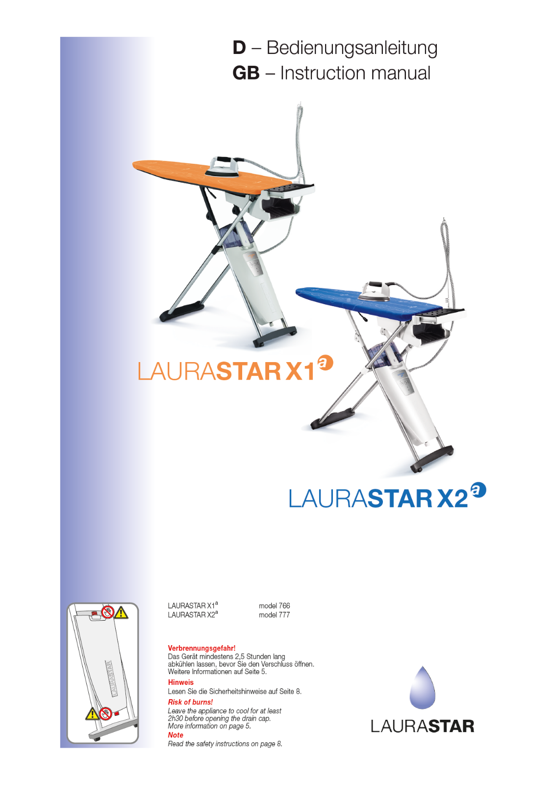 Laurastar X2a, X1a User Manual