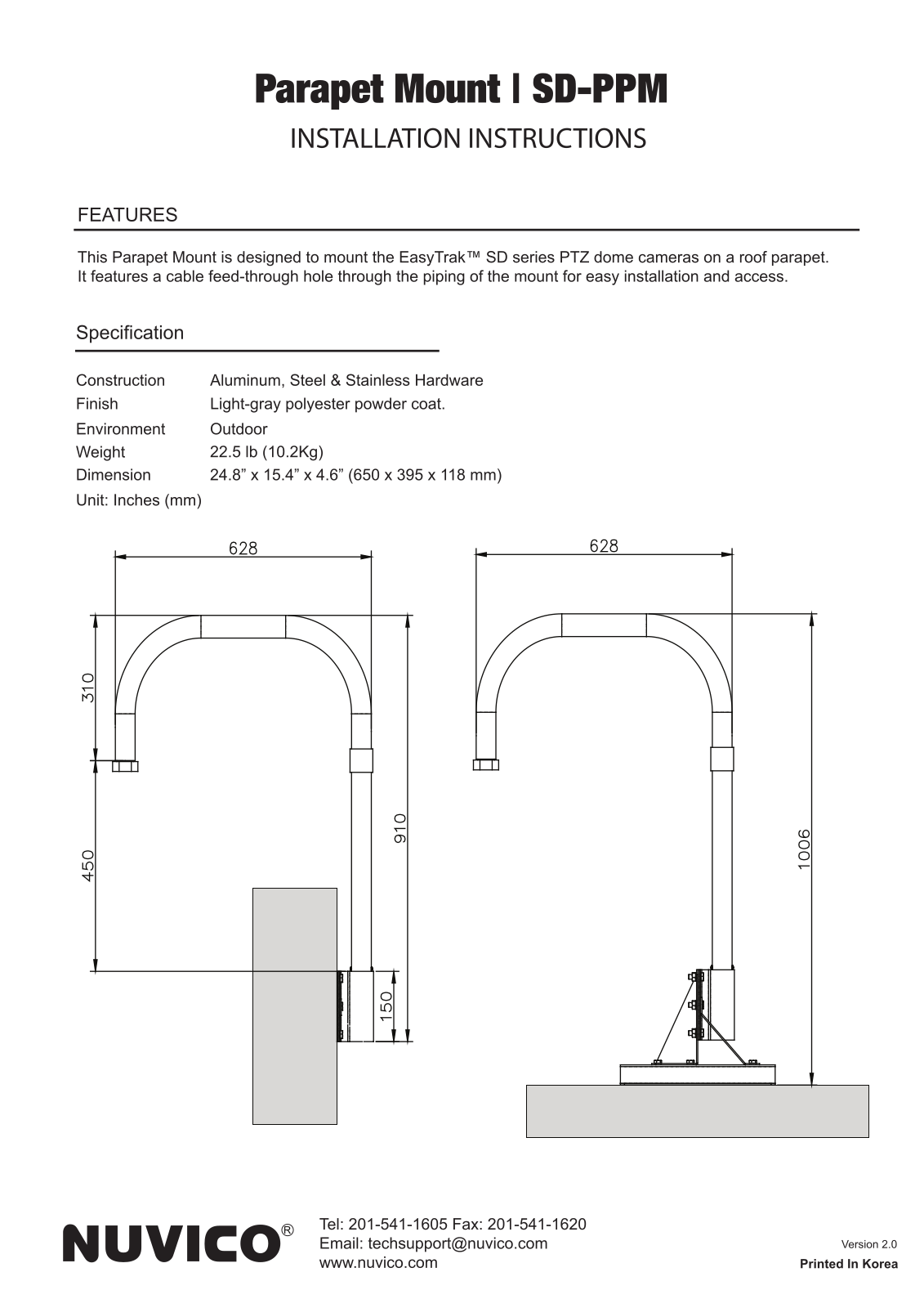 Nuvico SD-PPM Specsheet