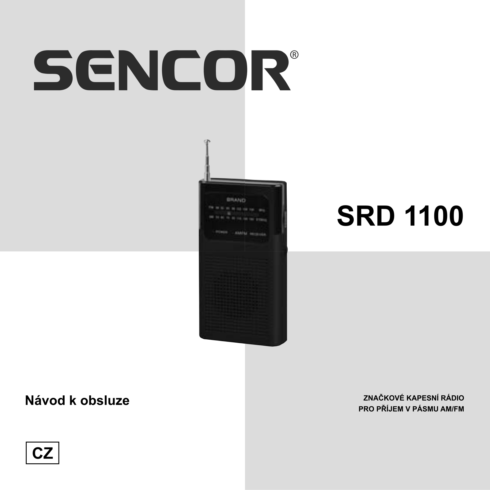 Sencor SRD 1100 B User Manual