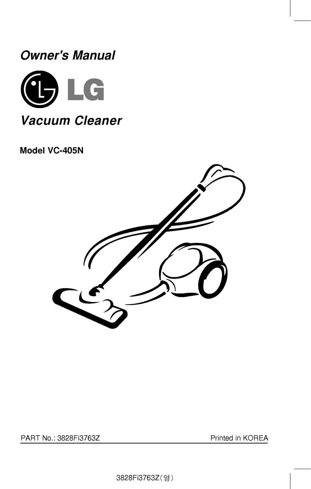 LG VC-405N User Manual