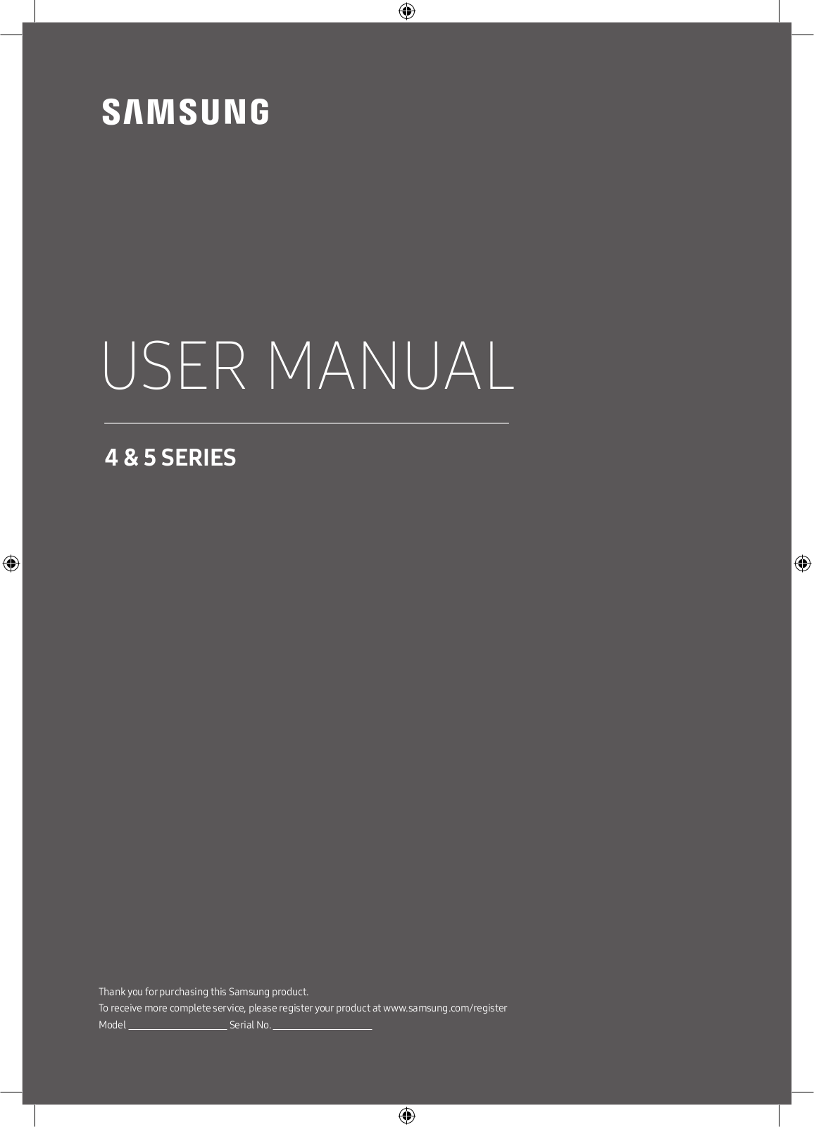 Samsung UE40M5002 Operating Instructions