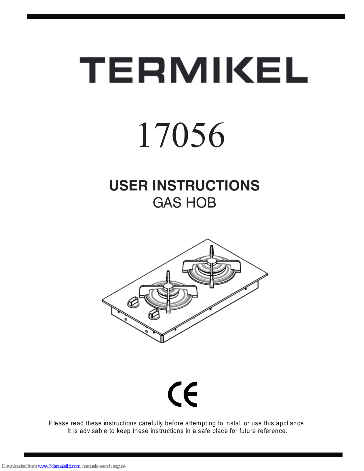 Termikel 17056 User Instructions