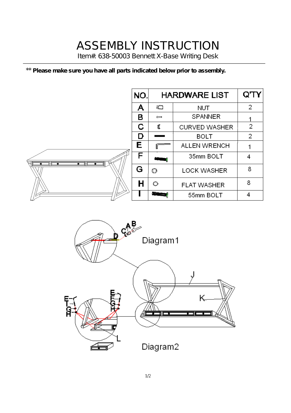 Hooker 638-50003 Assembly Instructions - ManualMachine.com