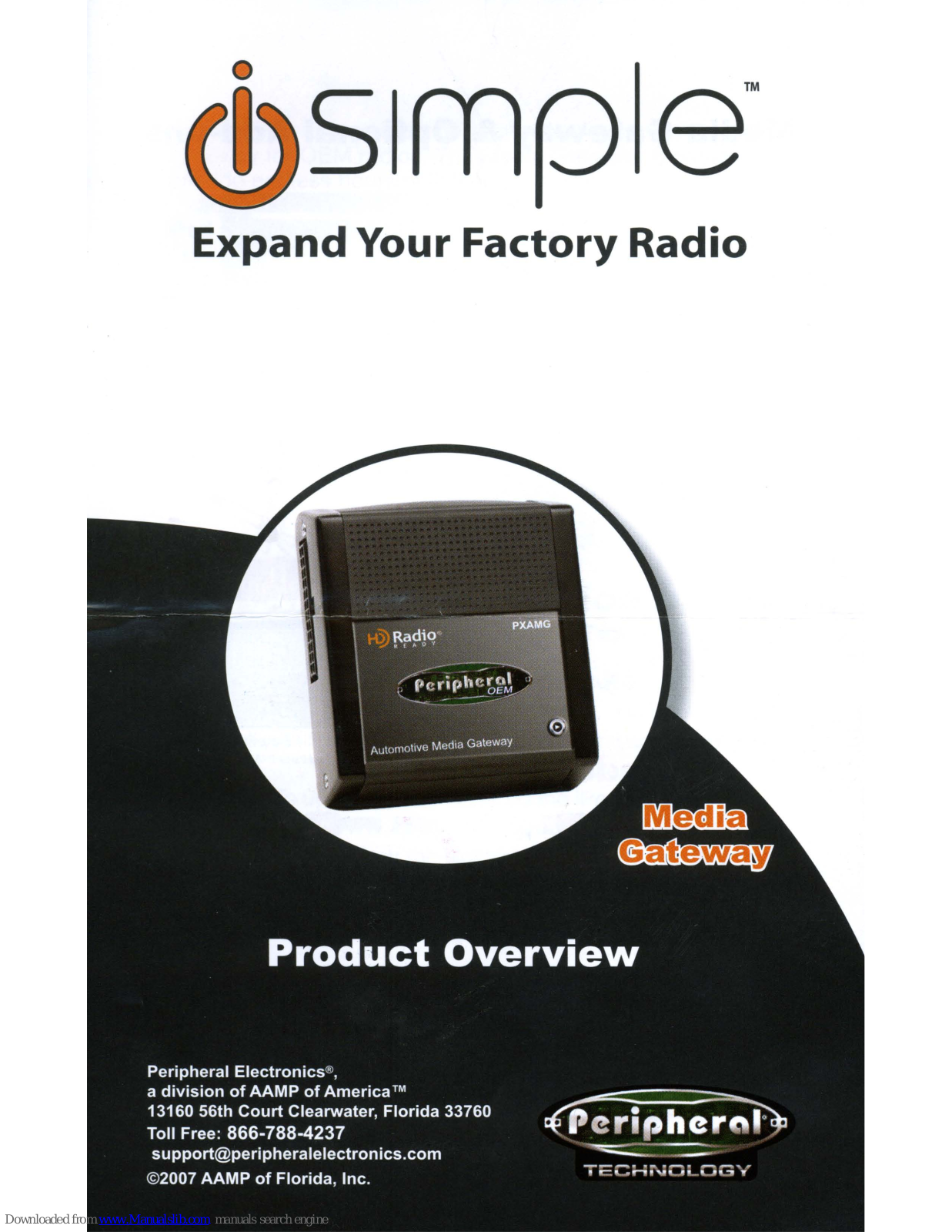 Peripheral iSimple Product Overview - ManualMachine.com
