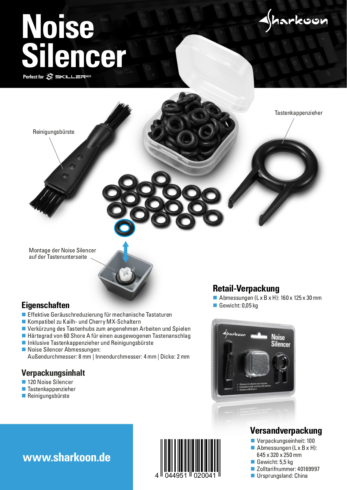 Sharkoon Noise Silencer User Manual