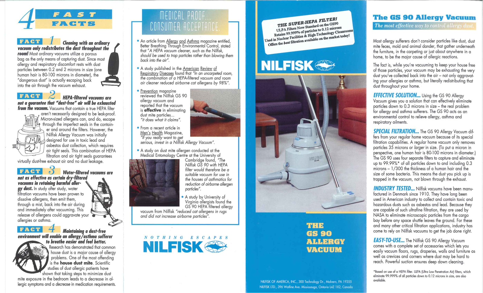 Nilfisk GS 90 Operating Instructions